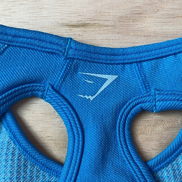 Gymshark Vibrant Blue Crop Top - Picture 7 of 15